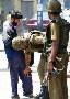 Des militaires indiens � Srinagar, capitale du Cachemire - AFP - Tauseef Mustafa